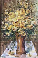 Желтые розы (2025, б.акв., 40x309, арт. 39к36) - 2 500 ₽