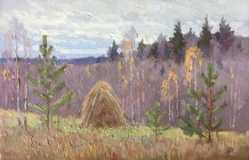 Осень (2015, х.м., 20x30, арт. 35К.153) - 8 500 ₽