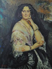 Незнакомка (2010, х.м., 80x70, арт. 02К.10_1)