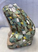 лягушка Гауди зеленая (2024, фаянс, 23x21, арт. 34п.38) - 8 500 ₽