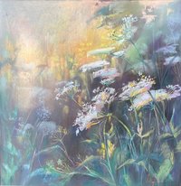Цветение (2019, пастель,бумага, 50x50, арт. 12К.2) - 25 500 ₽