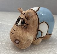 бегемотик мини голубой (2025, керамика, 4.5x6, арт. 12п32) - 450 ₽