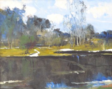 Апрель (2015, х.м., 40x50, арт. 02К.15) - 34 000 ₽