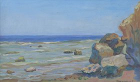 Красное море (2012, х.м., 50x30, арт. 21К.2) - 13 600 ₽