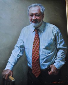 Деловой человек (2009, х.м., 80x70, арт. 02К.11_1)