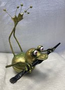 шкатулка Лягушка-путешественница (2026, смешанная техника, 23x20, арт. 48п.19а) - 25 500 ₽