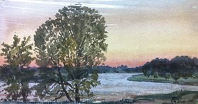 Борисовский пруд (2010, б.акв., 13x24, арт. 42К.6) - 1 700 ₽