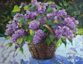 Сирень (2018, х.м., 40x50, арт. 35К.108) - 34 000 ₽