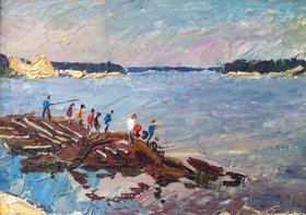 Муром. На Оке (1983, к.м., 12.5x17, арт. 92К.9) - 6 800 ₽