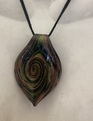 Кулон муранское стекло (год не указан, стекло, 7x4.5, арт. 44пк1) - 2 000 ₽