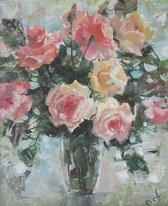Розы (2018, х.м., 49x40, арт. 138К.2) - 30 600 ₽