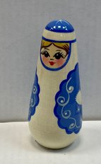 игольница "Снегурочка" (2021, дерево, 6.5x3, арт. 44пм42) - 285 ₽