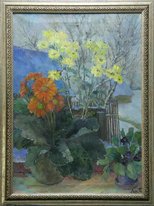 желтые хризантемы