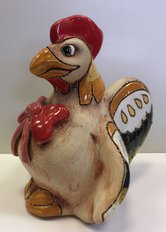 петух средний (2020, фаянс, 10.5x11, арт. 12п44) - 550 ₽