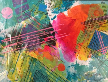 Композиция №2 (2023, акр. бум, 30x40, арт. 06К.6) - 8 500 ₽