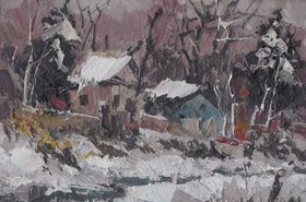 Зима (2014, х.м., 35x50, арт. 45К.3) - 34 000 ₽