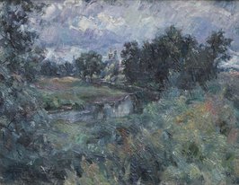 Тучи над Новым Иерусалимом (1997, х.м., 60x80, арт. 11К.10) - 95 000 ₽