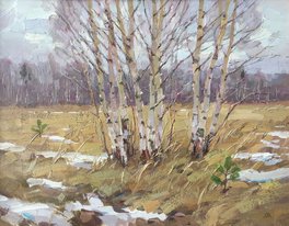 Проталины (2020, х.м., 35x45, арт. 35К.137) - 42 500 ₽