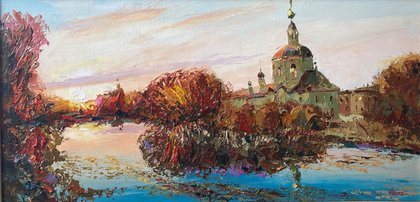 Вязьма.Июнь (год не указан, х.м., 30x60, арт. 76К.21) - 17 000 ₽