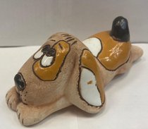 собачка лежит (2020, фаянс, 5x12, арт. 12п025) - 450 ₽