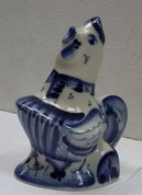 Петушок с гармошкой, солонка,  10х5х7 (год не указан, материал не указан, , арт. 4п.03) - 450 ₽