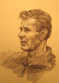 Лев Яшин (1998, бум.кр.кар., 28x20, арт. 42К.37_1)