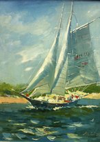 Свежий ветер (2015, х.м., 40x30, арт. 46К.2) - 13 600 ₽