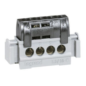 LEGRAND 004850 Клемная колодка IP2x 4х1.5-16мм2, черная