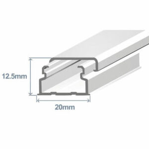 Кабель-канал 20х12,5 Efapel 10030 CBR белый