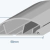 кабель-канал 50х12 efapel 10110 ccz серый