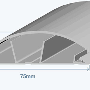 Кабель-канал 75х17 Efapel 10120 CCZ серый