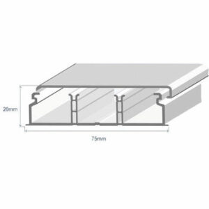 Кабель-канал 75х20 Efapel 10140 CBR белый