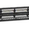 cabeus pl2-48-cat.5e-dual idc патч-панель 19" (2u), 48 портов rj-45, категория 5e, dual idc, с задним кабельным организатором