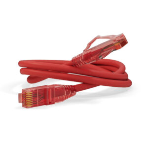 Патч-корд Hyperline PC-LPM-UTP-RJ45-RJ45-C5e-0.15M-LSZH-RD Кат.5е 0.15 м красный