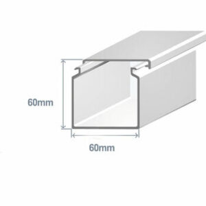 Кабель-канал 60х60 Efapel 13040 CBR белый
