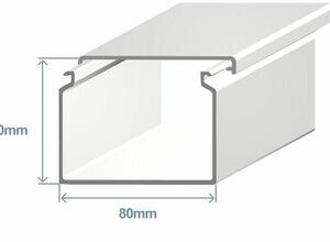 Кабель-канал 80х60 Efapel 13060 CBR белый