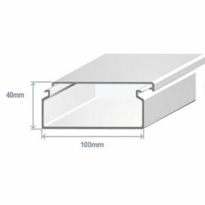 Кабель-канал 100х40 Efapel 13070 CBR белый