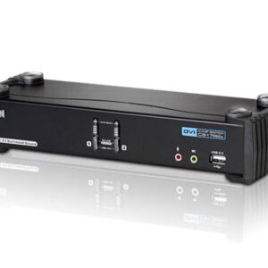 ATEN CS1782A-AT-G Переключатель, электрон., KVM+Audio+USB 2.0, 1 user USB+DVI, 2 cpu USB+DVI, со шнурами USB 2х1.8м., 2560x1600 60Hz DVI-D Dual Link/2048x1536 DVI-A, настол., исп.стандарт.шнуры, без OSD, некаскад., (WIN2000/XP/Vista/MAC/Linux/SUN)