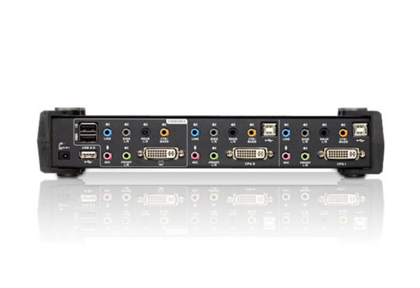 aten cs1782a-at-g переключатель, электрон., kvm+audio+usb 2.0, 1 user usb+dvi, 2 cpu usb+dvi, со шнурами usb 2х1.8м., 2560x1600 60hz dvi-d dual link/2048x1536 dvi-a, настол., исп.стандарт.шнуры, без osd, некаскад., (win2000/xp/vista/mac/linux/sun)