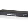 aten cs1644a-at-g переключатель, электрон., kvm+audio+usb 2.0, 1 user usb+2xdvi, 4 cpu usb+8xdvi, со шнурами usb/dvi dual link 4х1.8м.+dvi dual link 4х1.8м., 2560x1600, настол., исп.спец.шнуры, без osd, некаскад