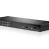 aten/altusen kh1516a-ax-g переключатель, электрон., kvm, 1 local user ps2/usb+vga,16 cpu (ps2/usb/sun+vga)/rs232, без модулей, 1600x1200 60hz (30м), 1u 19", исп.спец.модули и utp, osd, каскад 512