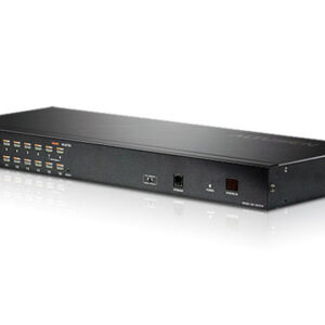 ATEN/ALTUSEN KH1516A-AX-G Переключатель, электрон., KVM, 1 local user PS2/USB+VGA,16 cpu (PS2/USB/Sun+VGA)/RS232, без модулей, 1600x1200 60Hz (30м), 1U 19", исп.спец.модули и UTP, OSD, каскад 512