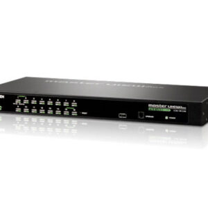 ATEN CS1316-AT-G Переключатель, электрон., KVM, 1 user PS2/USB+VGA, 16 cpu PS2/USB+VGA, со шнуром для подключ. консоли PS2/USB 0.27м., 2048x1536, 1U 19", исп.спец.шнуры, OSD, каскад 256/2 уровня