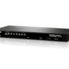 aten cs1308-at-g переключатель, электрон., kvm, 1 user ps2/usb+vga, 8 cpu ps2/usb+vga, со шнуром для подключ. консоли ps2/usb 0.27м., 2048x1536, 1u 19", исп.спец.шнуры, osd, каскад 64/2 уровня