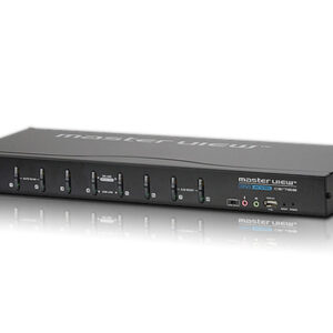 ATEN CS1768-AT-G Переключатель, электрон., KVM+Audio, 1 user USB+DVI,, 8 cpu USB+DVI, со шнурами USB DVI-D 2x1.8м., 1920x1200 DVI Single Link/2048x1536 VGA, 1U 19", исп.спец.шнуры, OSD, каскад 512, (2-портовый USB 2.0 hub)