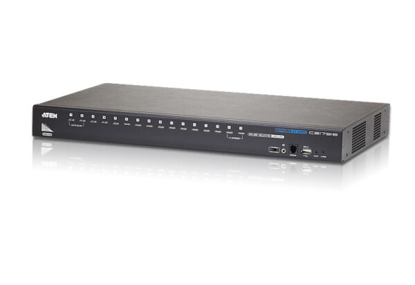 aten cs17916-at-g 16- портовый kvm-переключатель с поддержкой usb и hdmi