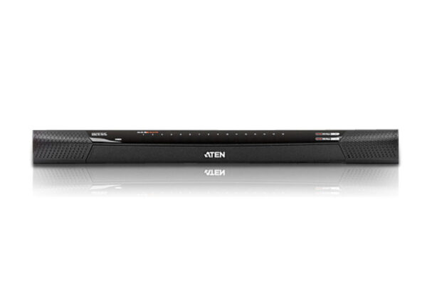 aten/altusen kn2116va-ax-g переключатель, электрон., kvm, 1 local user ps2/usb+vga+2 ip, 16 cpu (ps2/usb/sun+vga)/rs232, без шнуров и адаптеров, 1600x1200, 1u 19", исп.адаптеры и utp, osd, каскад 256, (двойное питание, поддержка технол. шифр.)