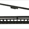 модульная патч-панель hyperline 19" ppbl5a-19-24-rm 1u 24 порта