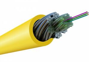 Оптоволоконный кабель 9/125 одномодовый Hyperline FO-AWS1-IN-9-4-LSZH-YL 4 волокна