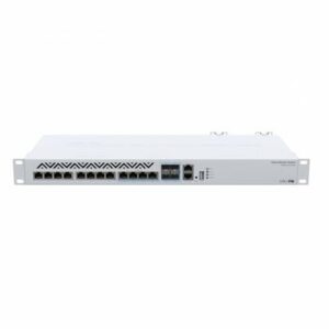 Mikrotik CRS312-4C+8XG-RM Коммутатор 8х 1G/2.5G/5G/10G RJ45, 4х 10G RJ45/SFP+ with RouterOS L5, 1U rackmount enclosure